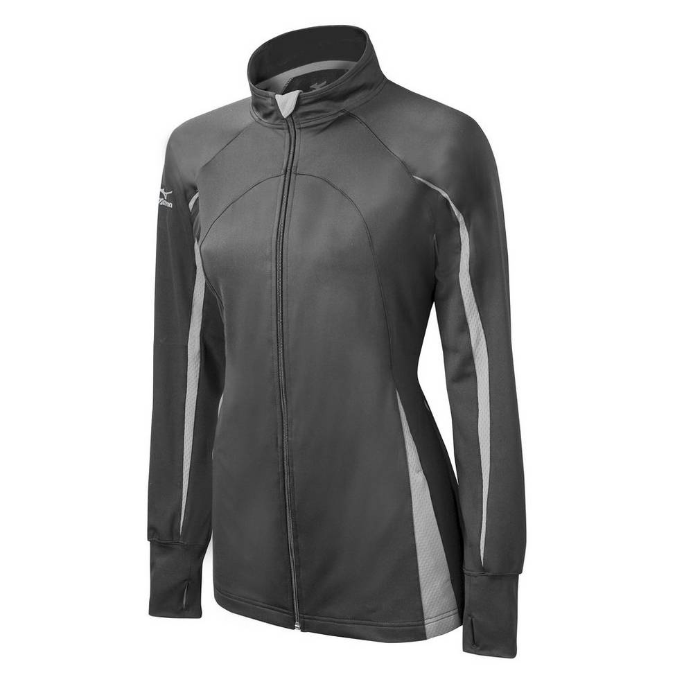 Giacca Mizuno Elite 9 Focus Full-Zip Donna - Grigie - 63980-BWJT